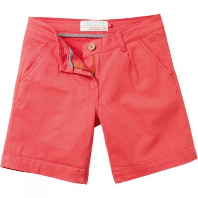 Pantalones Cortos Brakeburn Chino Mujer - Coral - Chile ONQ702496